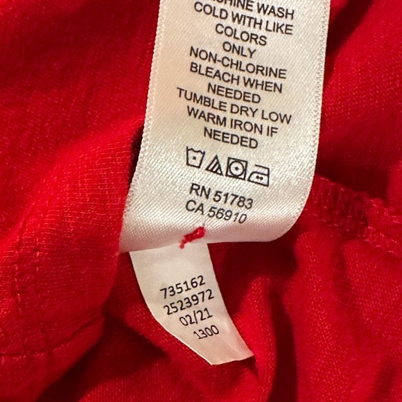 Maurices 24/7 Red Eyelet Trim Tank Top Medium Boho Chic - Picture 8 of 8